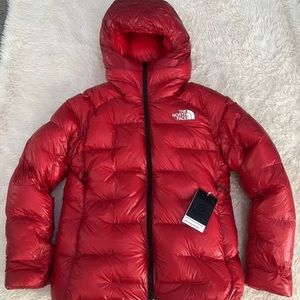 New The North Face TNF Summit Series Pumori Down Parka puffer TNF RED Women Sz L